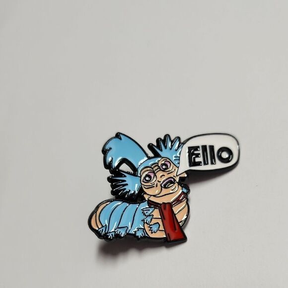Cute Blue and Red Enamel Pin - Picture 1 of 1